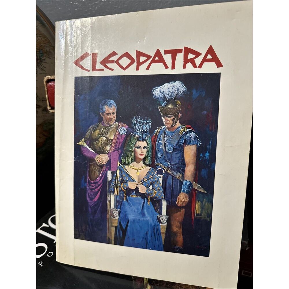 Cleopatra‎ Movie Book Booklet Burton Harrison Fox 1963